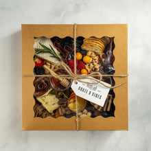 Load image into Gallery viewer, 2021 Gourmet Graze Box Wrapped for Delivery
